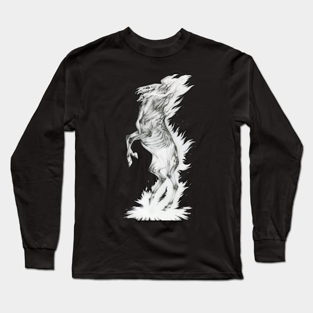 Ink Nightmare Long Sleeve T-Shirt by charamath